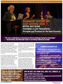 Informe de la Conferencia de 2015