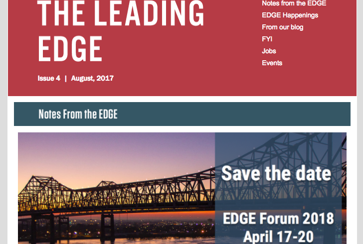 The Leading EDGE – August 2017