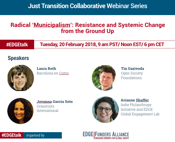 Webinar – Radical “Municipalism”: Resistance and Systemic Change from the Ground Up