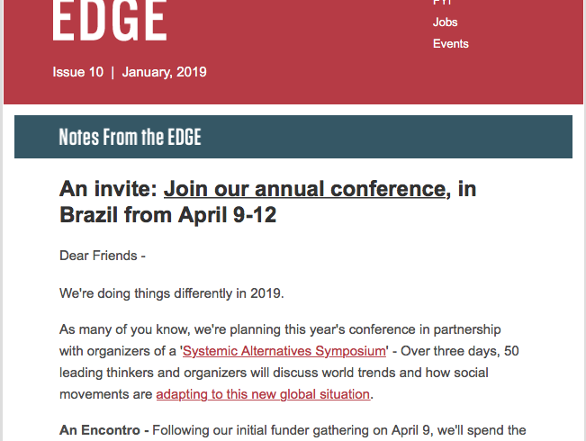 The Leading EDGE - janeiro de 2019