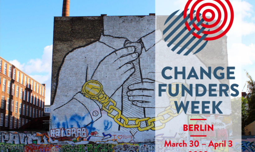 Réservez la date ! Semaine des financeurs du changement - 30 mars - 3 avril 2020