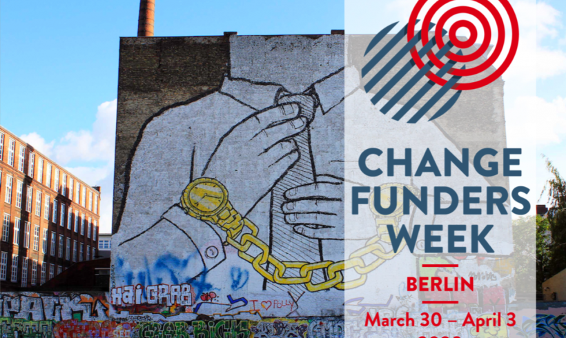 Merken Sie sich den Termin vor! Change Funders Week - 30. März bis 3. April 2020