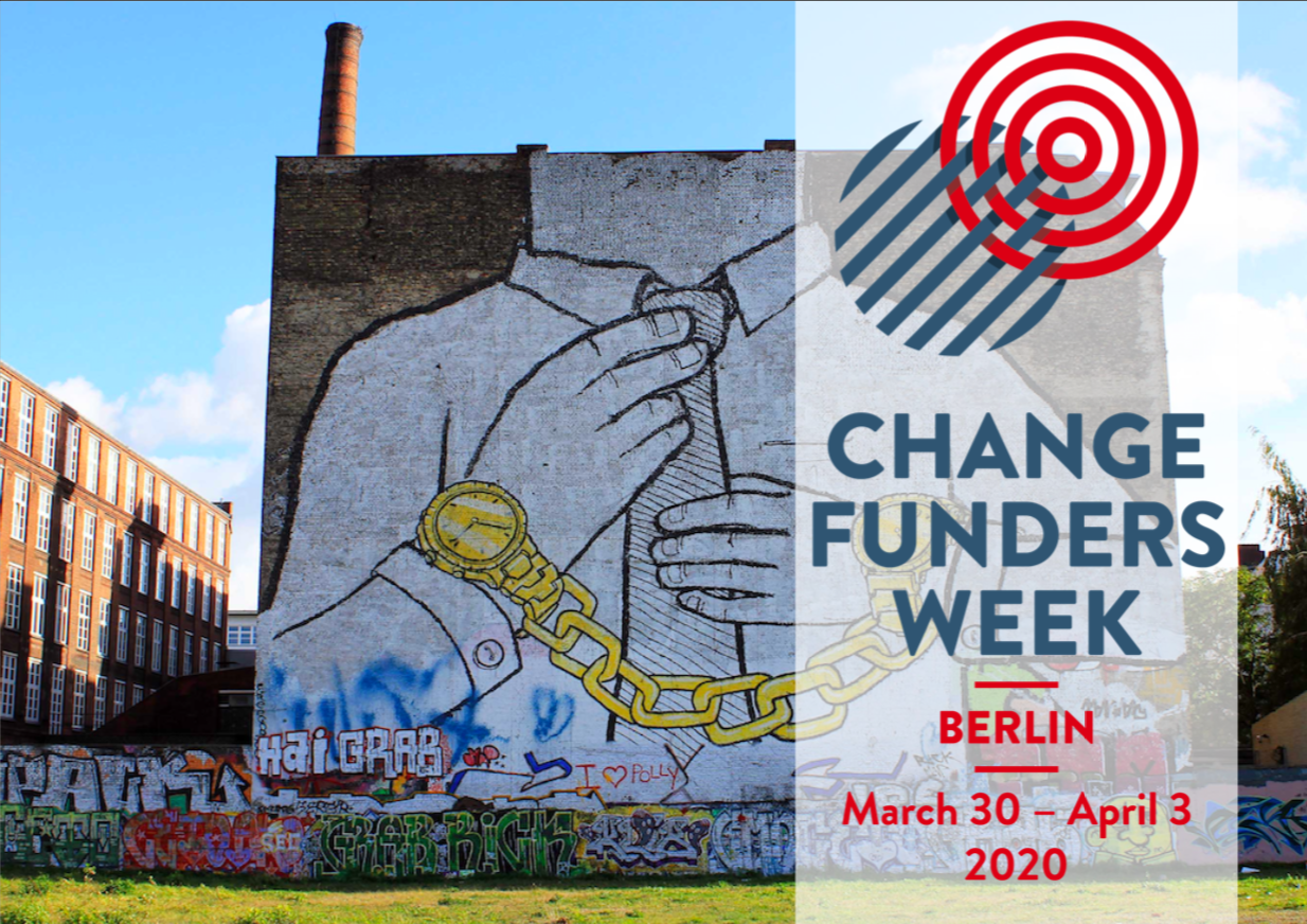 Save the Date! Change Funders Week -March 30 – April 3, 2020