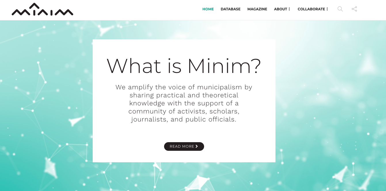 Launch of a knowledge observatory on municipalism – Minim