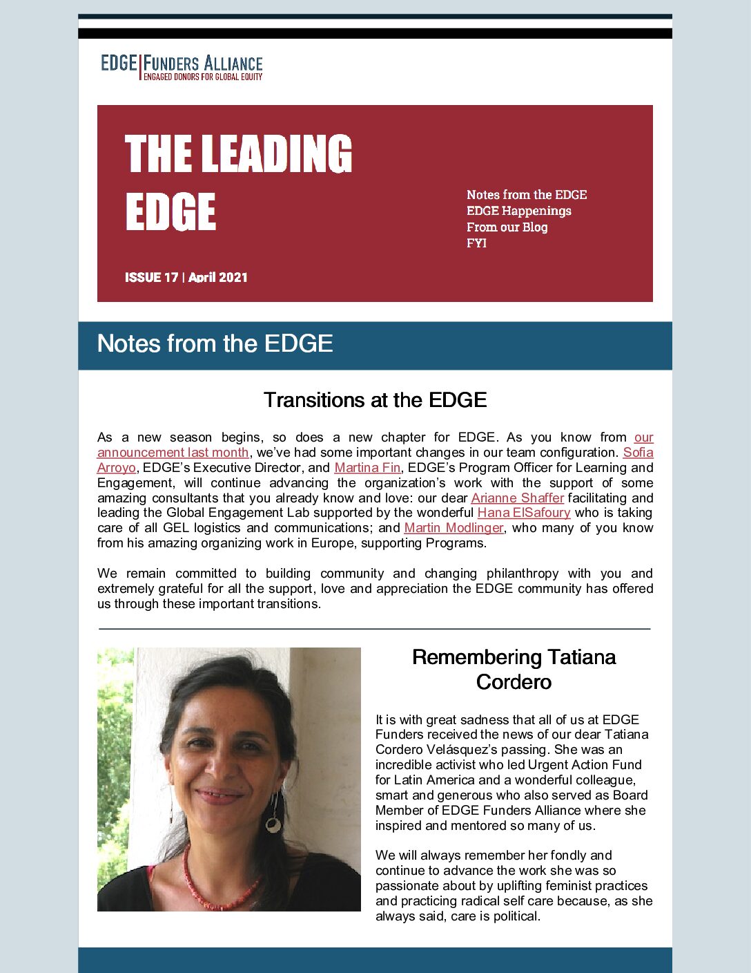 The Leading EDGE – April 2021