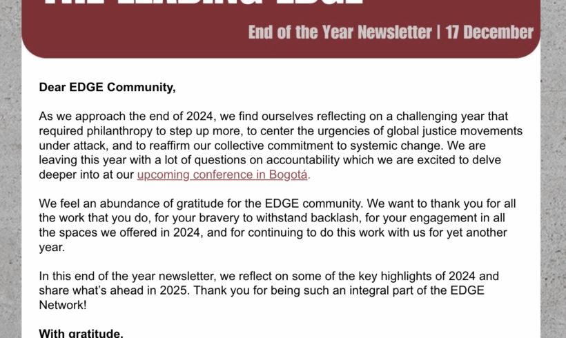 The EOY Leading EDGE – December 2024