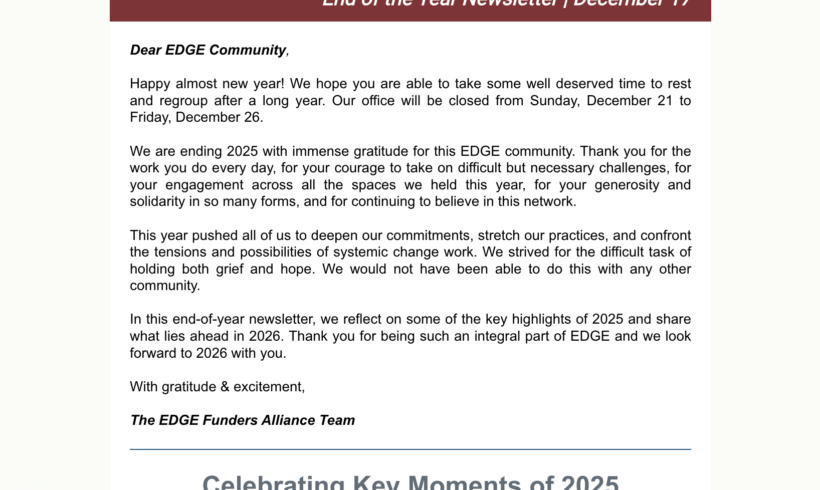 The EOY Leading EDGE – December 2025