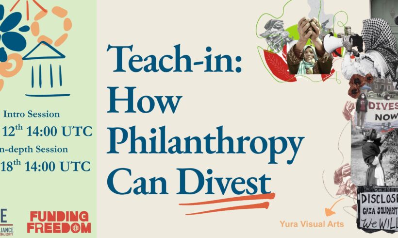 Teach-In: How Philanthropy Can Divest